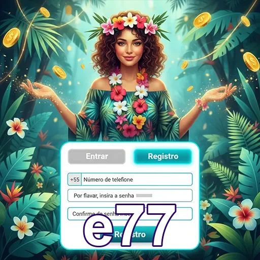 Instale o e77 e tenha ajuda humana no app